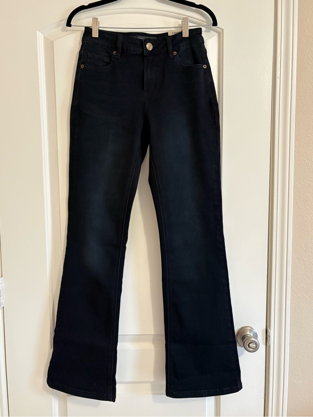 Born Primitive Black Flex Stretchy Mid-Rise Bootcut Jeans